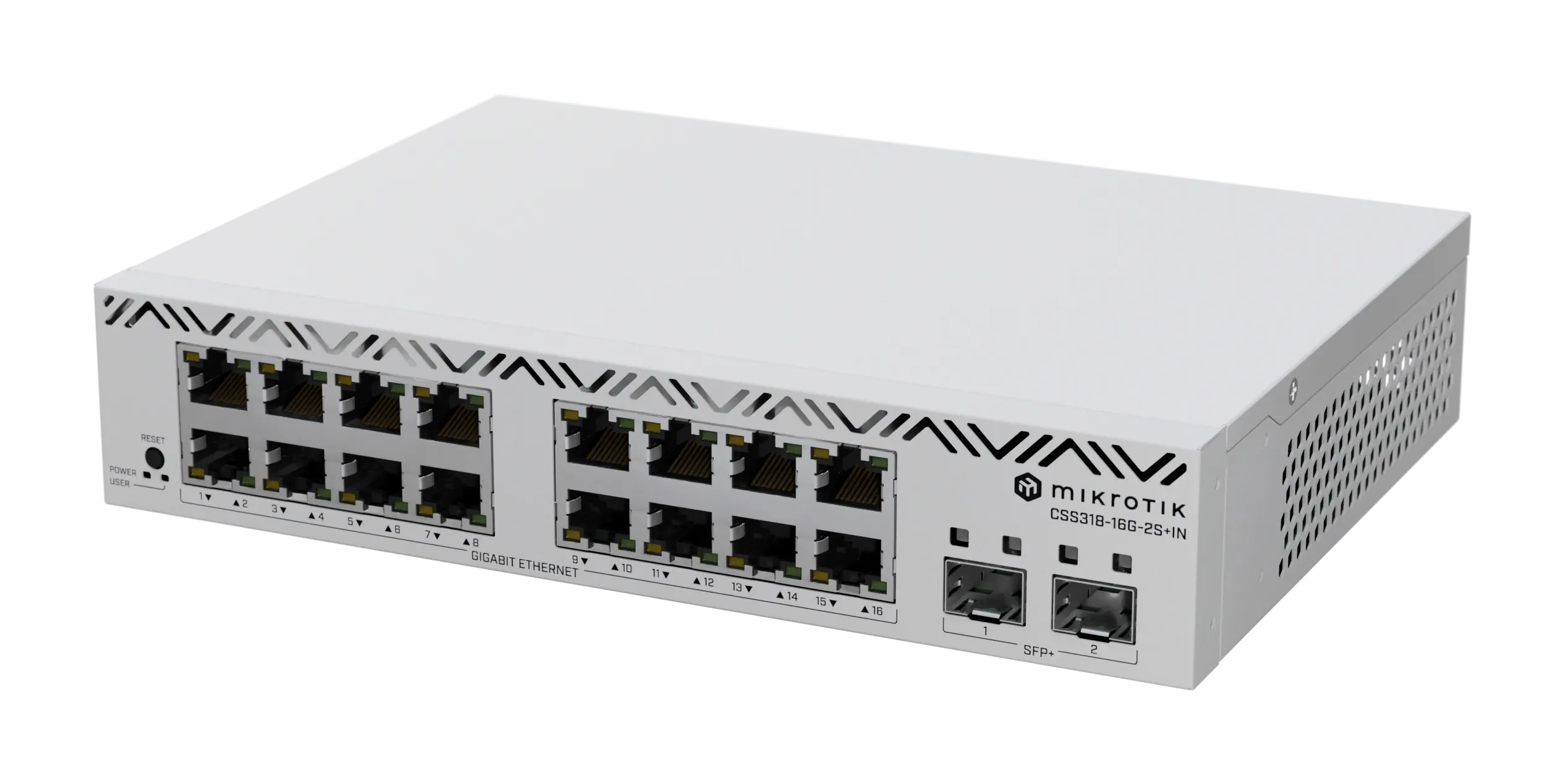 MIKROTIK CSS318-16G-2S+IN GIGABIT ETHERNET SWITCH, 16X GBE, 2X SFP+