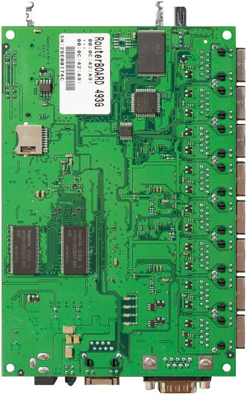 MIKROTIK 256MB MINIPCI USB RS232 routeros L5